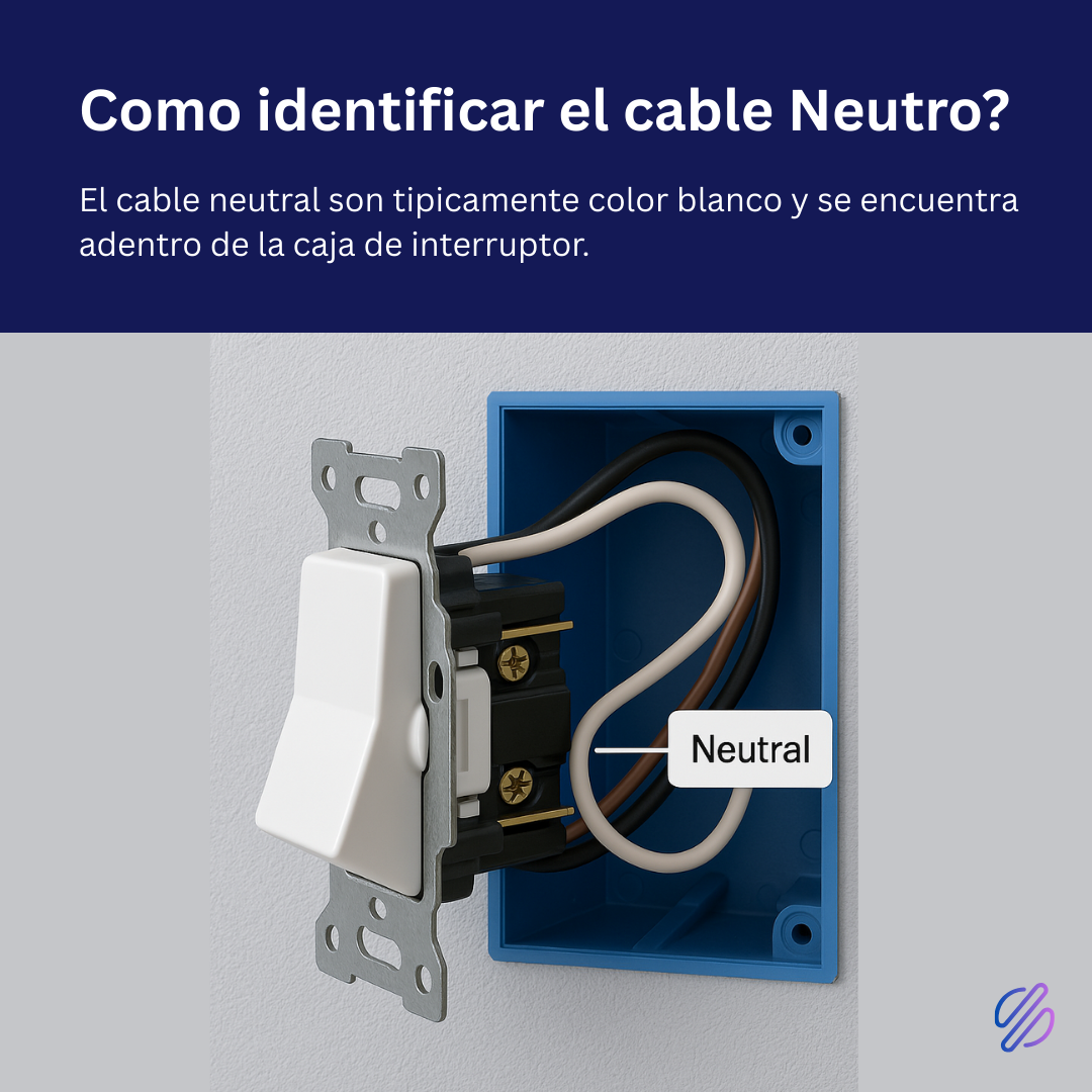 Interruptor de luz inteligente ADA 1-via negro